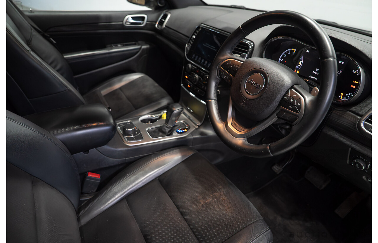 9/2019 Jeep Grand Cherokee Night Eagle (4x4) WK MY19 4d Wagon Black Turbo Diesel V6 3.0L