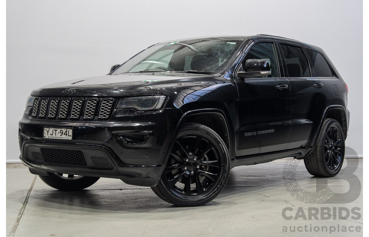 9/2019 Jeep Grand Cherokee Night Eagle (4x4) WK MY19 4d Wagon Black Turbo Diesel V6 3.0L