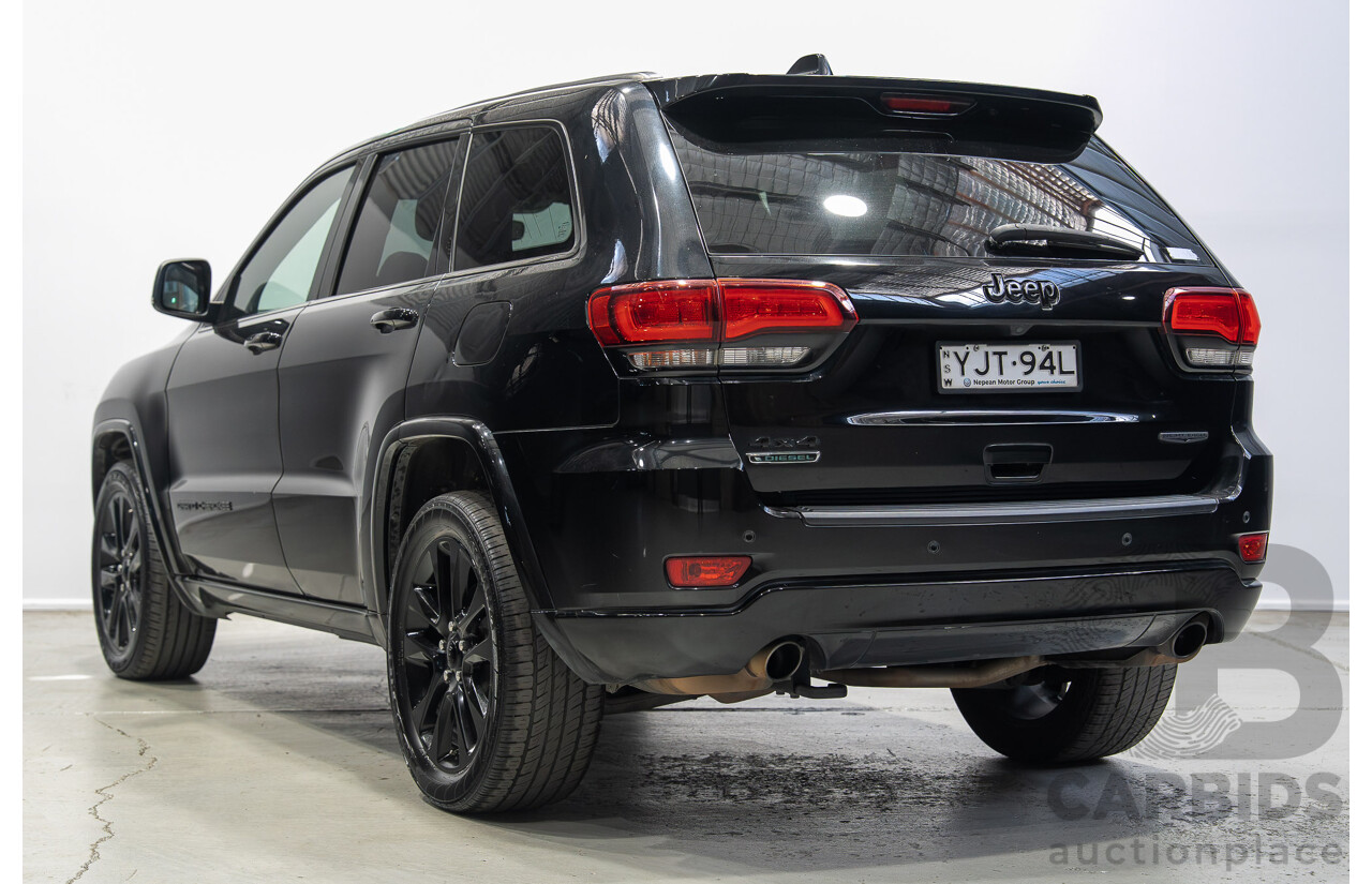 9/2019 Jeep Grand Cherokee Night Eagle (4x4) WK MY19 4d Wagon Black Turbo Diesel V6 3.0L