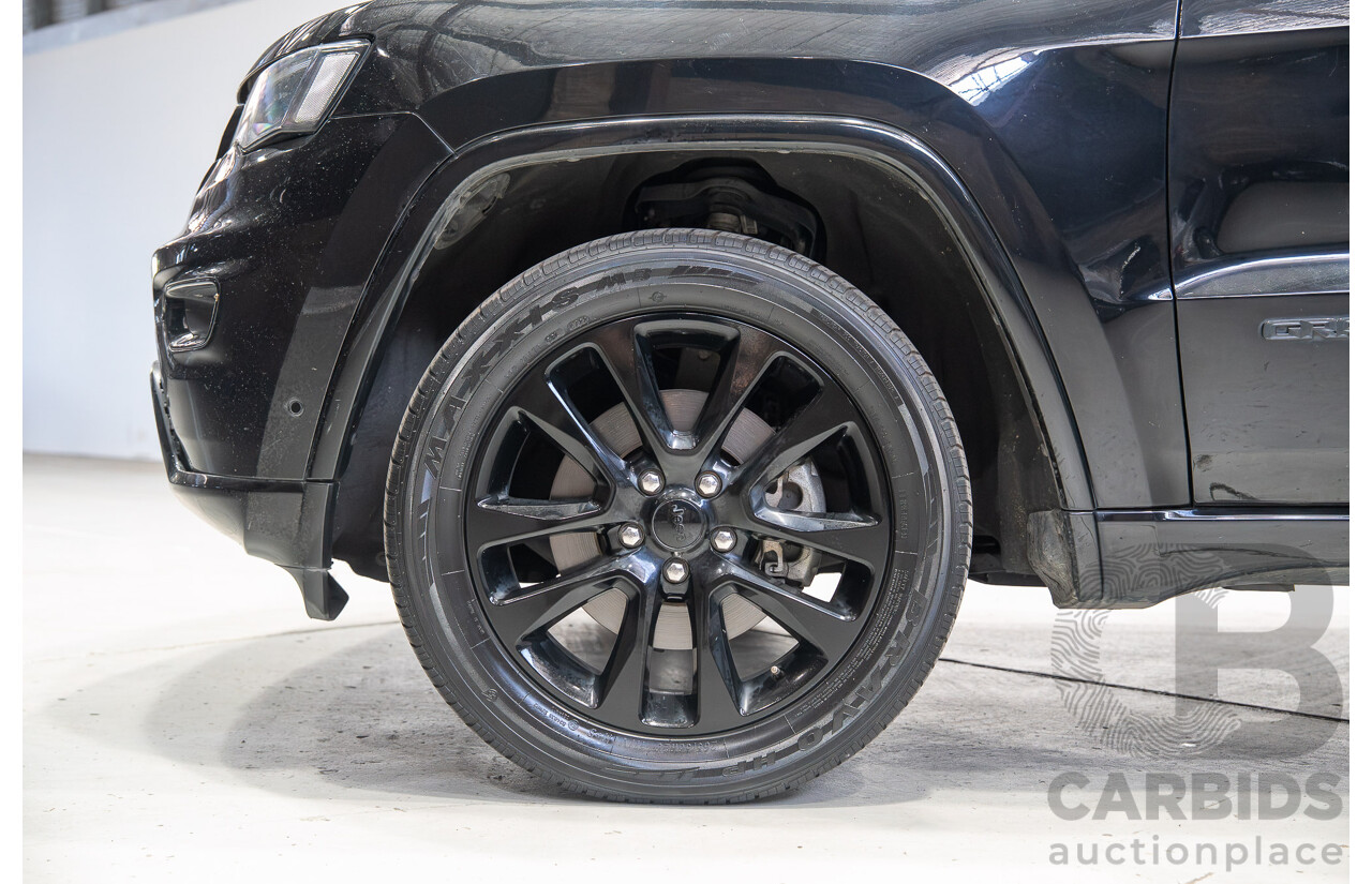 9/2019 Jeep Grand Cherokee Night Eagle (4x4) WK MY19 4d Wagon Black Turbo Diesel V6 3.0L