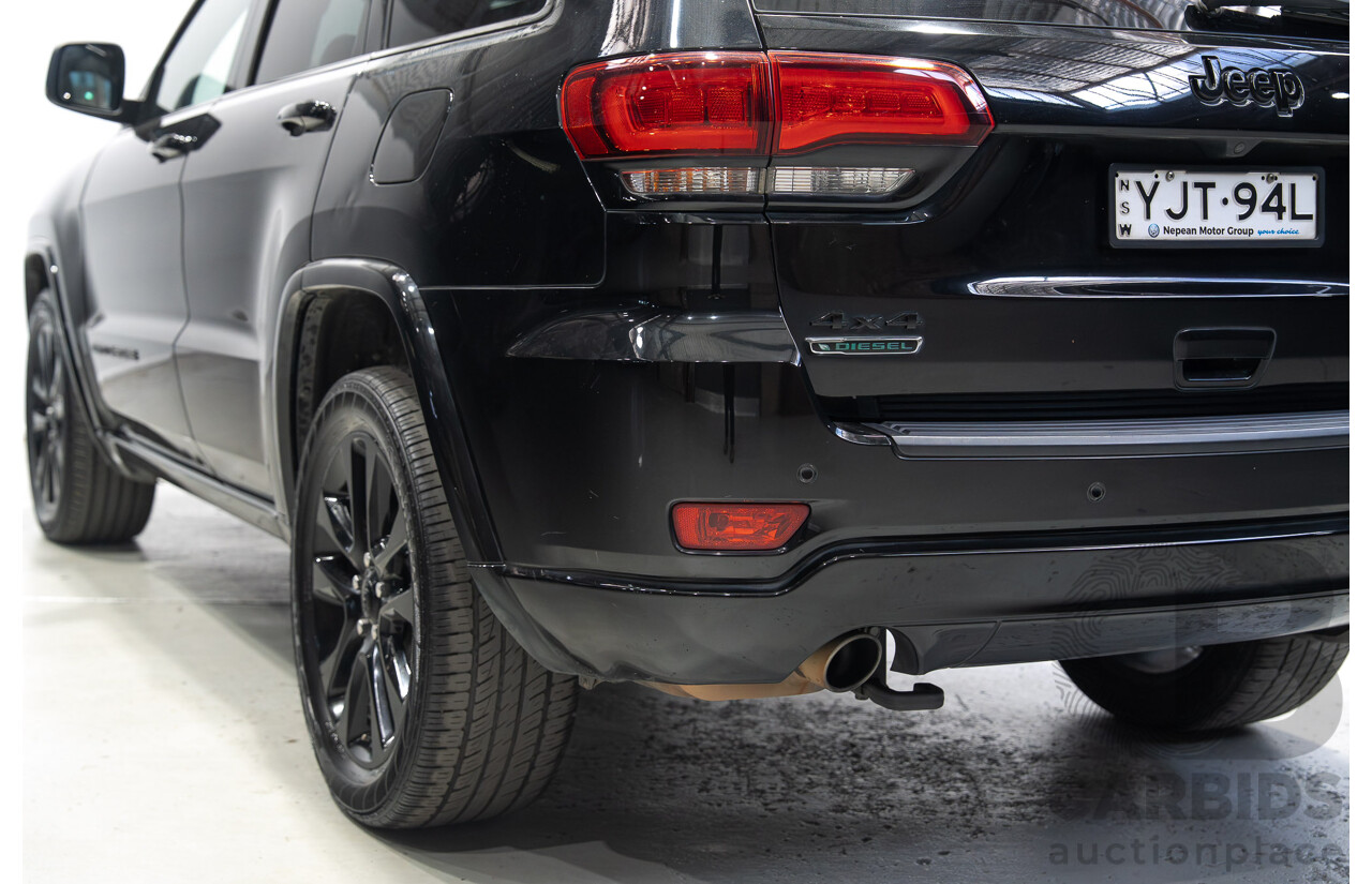 9/2019 Jeep Grand Cherokee Night Eagle (4x4) WK MY19 4d Wagon Black Turbo Diesel V6 3.0L