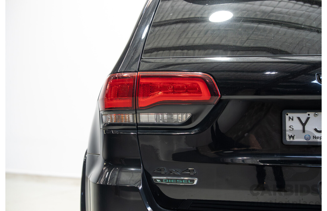 9/2019 Jeep Grand Cherokee Night Eagle (4x4) WK MY19 4d Wagon Black Turbo Diesel V6 3.0L