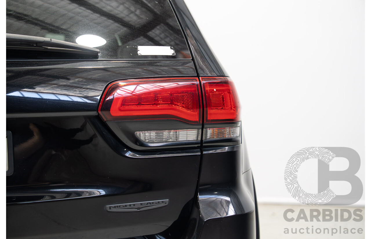 9/2019 Jeep Grand Cherokee Night Eagle (4x4) WK MY19 4d Wagon Black Turbo Diesel V6 3.0L