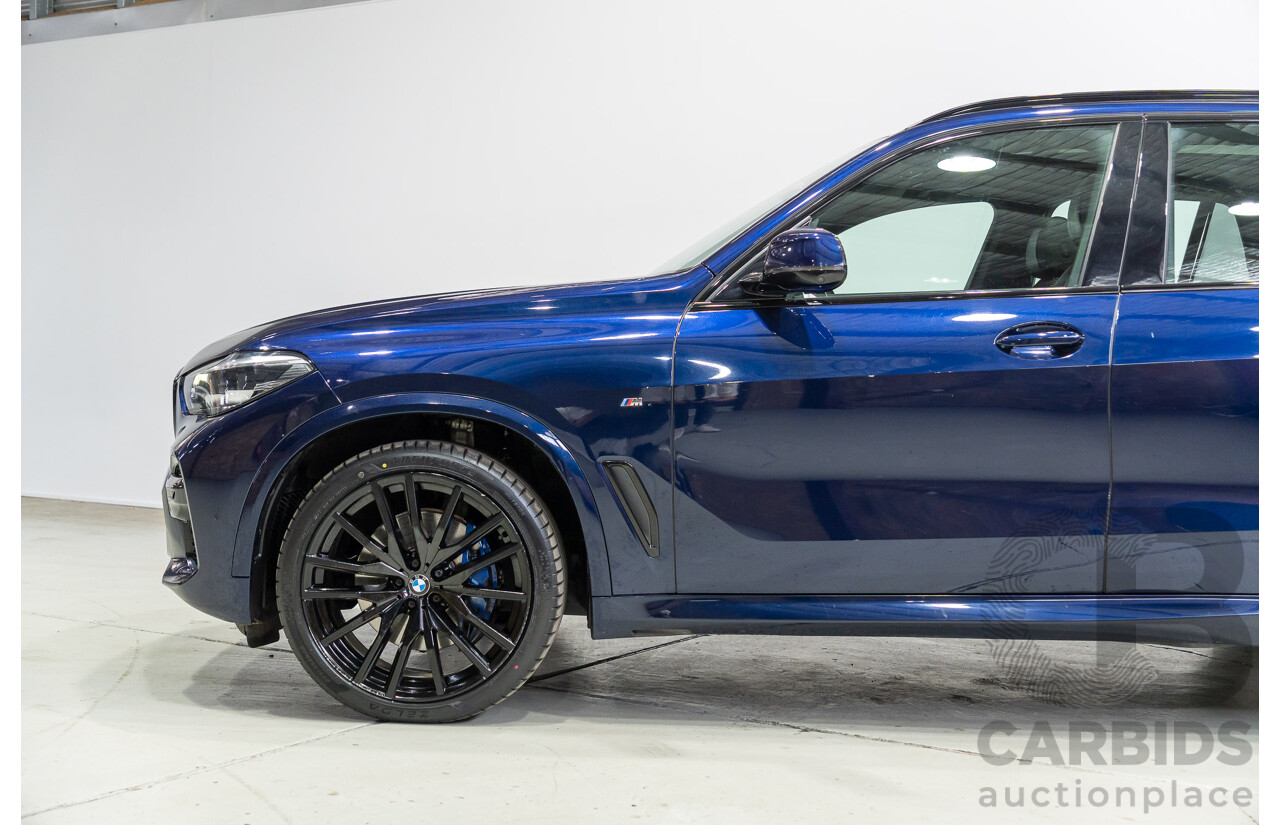 1/2022 BMW X5 xDrive30d M Sport (AWD) G05 4d Wagon Tansanit Blue Metallic Turbo Diesel 3.0L