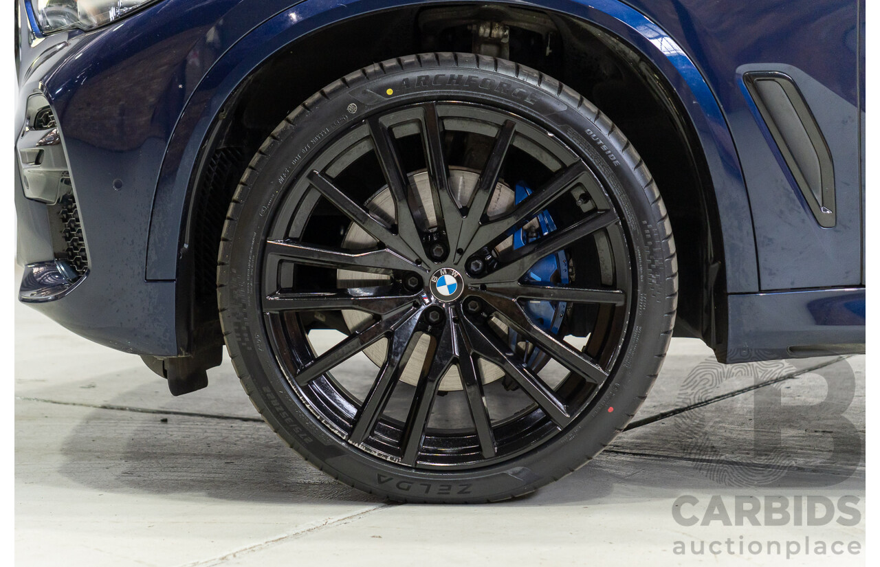1/2022 BMW X5 xDrive30d M Sport (AWD) G05 4d Wagon Tansanit Blue Metallic Turbo Diesel 3.0L