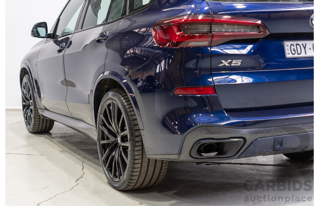 1/2022 BMW X5 xDrive30d M Sport (AWD) G05 4d Wagon Tansanit Blue Metallic Turbo Diesel 3.0L