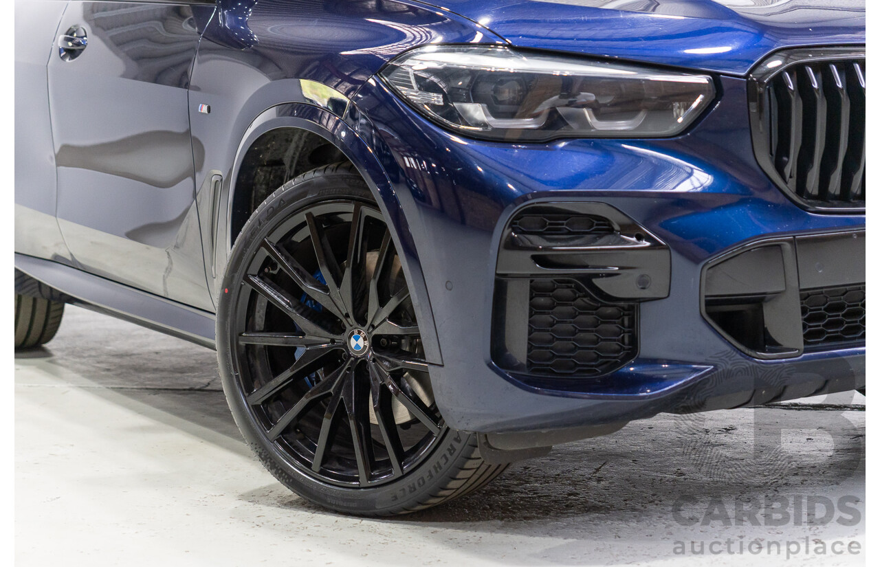 1/2022 BMW X5 xDrive30d M Sport (AWD) G05 4d Wagon Tansanit Blue Metallic Turbo Diesel 3.0L