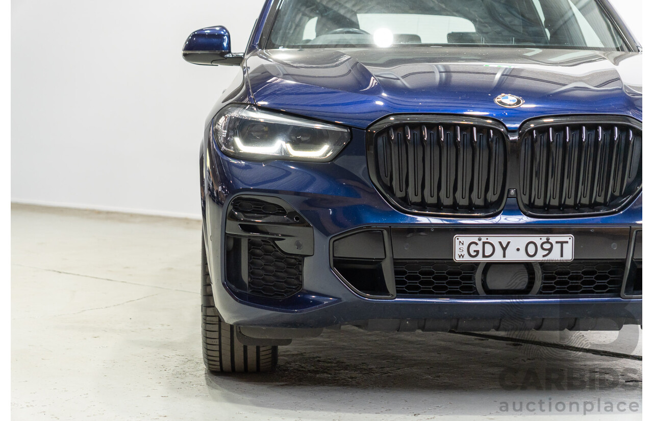 1/2022 BMW X5 xDrive30d M Sport (AWD) G05 4d Wagon Tansanit Blue Metallic Turbo Diesel 3.0L