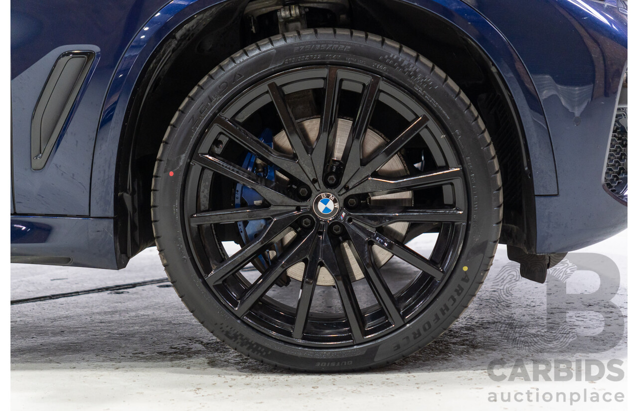 1/2022 BMW X5 xDrive30d M Sport (AWD) G05 4d Wagon Tansanit Blue Metallic Turbo Diesel 3.0L