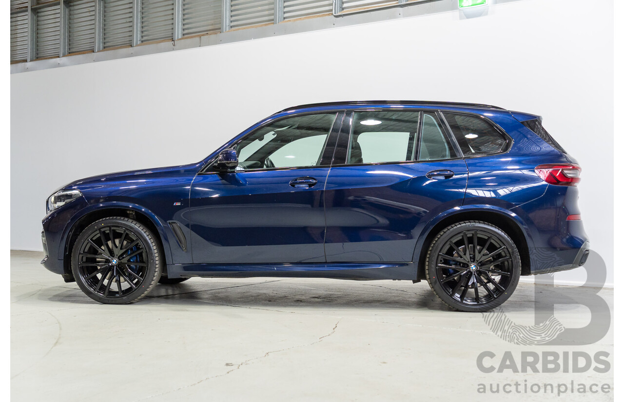 1/2022 BMW X5 xDrive30d M Sport (AWD) G05 4d Wagon Tansanit Blue Metallic Turbo Diesel 3.0L