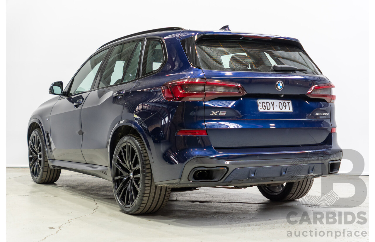 1/2022 BMW X5 xDrive30d M Sport (AWD) G05 4d Wagon Tansanit Blue Metallic Turbo Diesel 3.0L