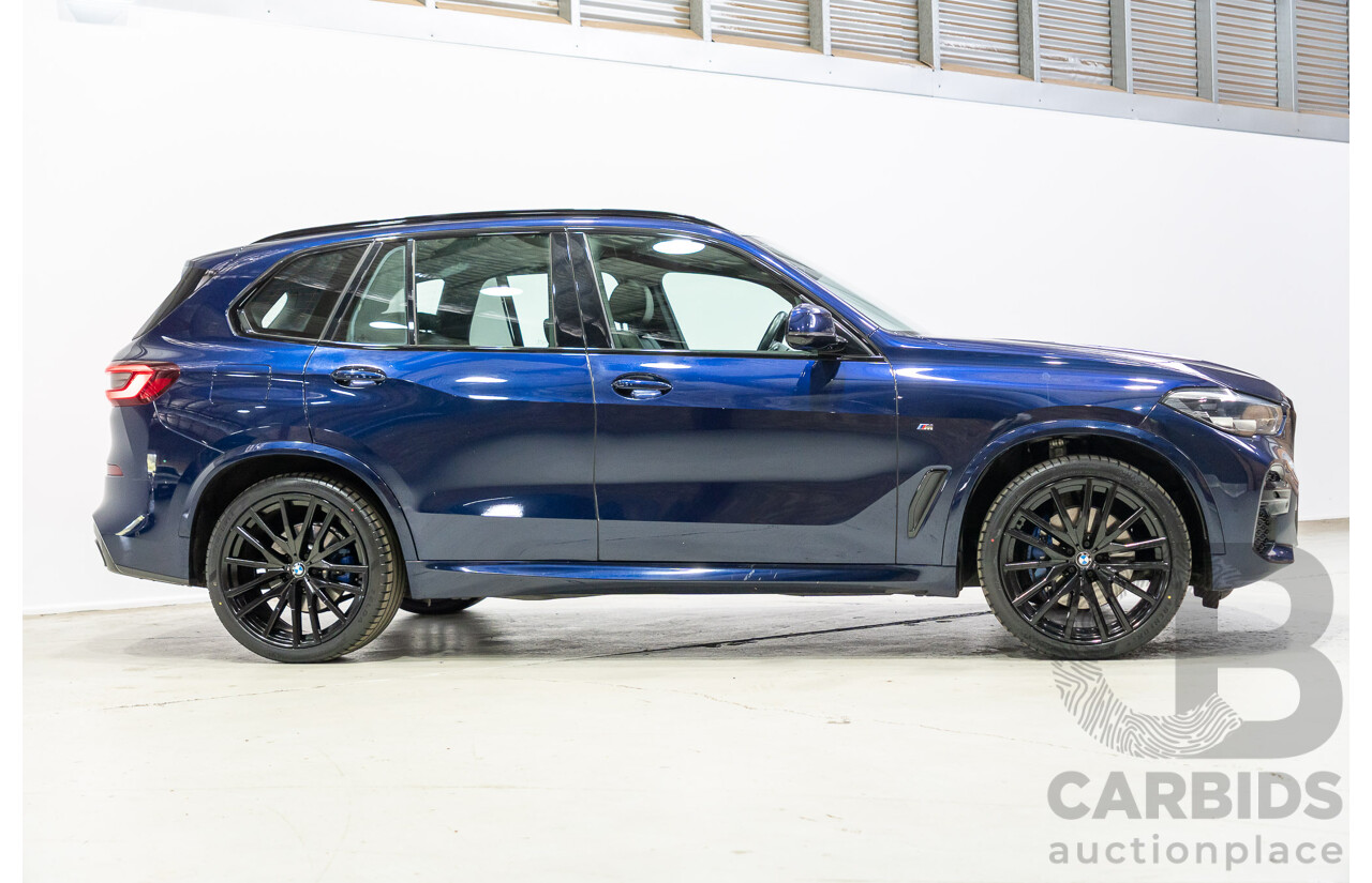 1/2022 BMW X5 xDrive30d M Sport (AWD) G05 4d Wagon Tansanit Blue Metallic Turbo Diesel 3.0L