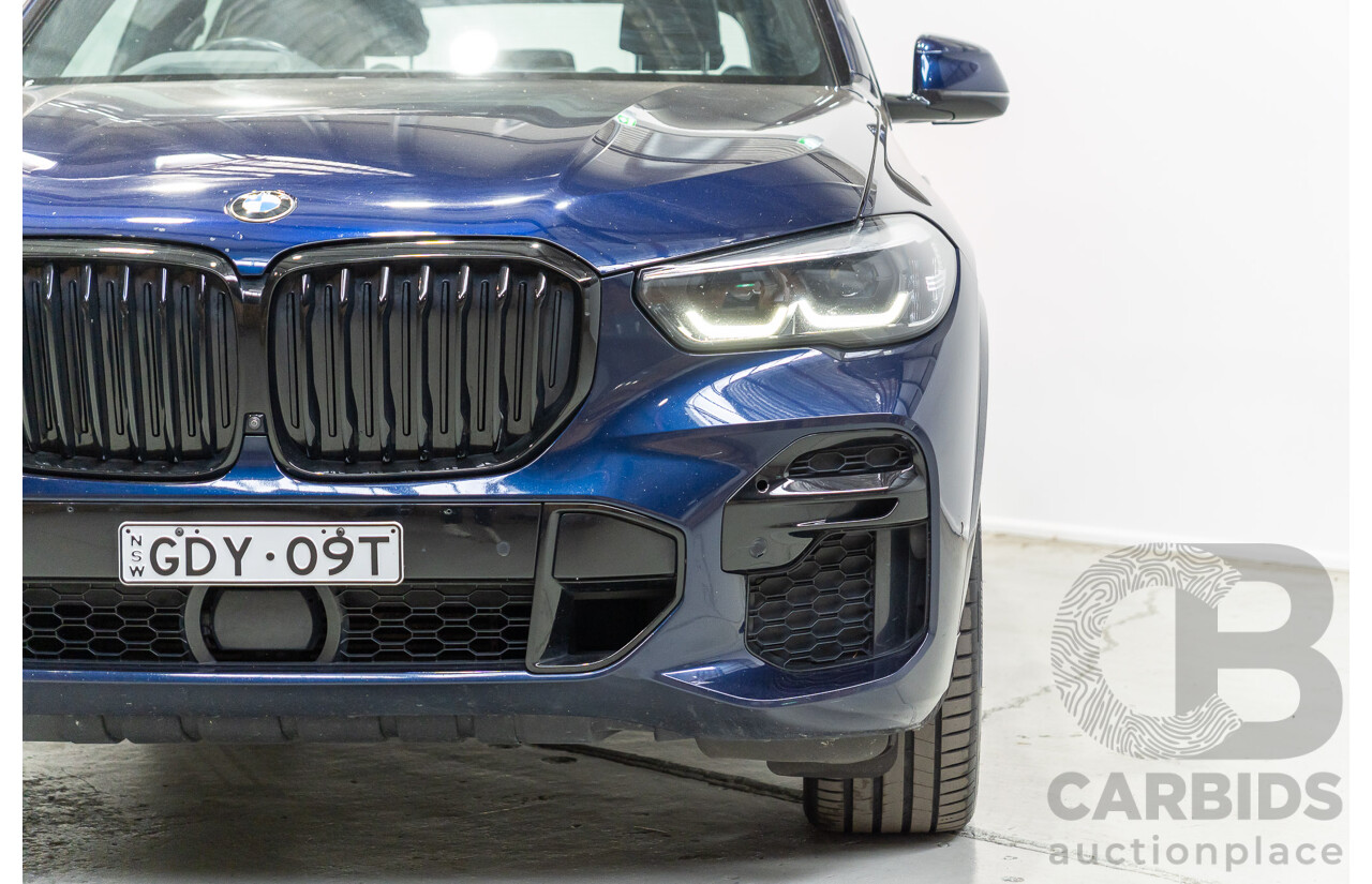 1/2022 BMW X5 xDrive30d M Sport (AWD) G05 4d Wagon Tansanit Blue Metallic Turbo Diesel 3.0L