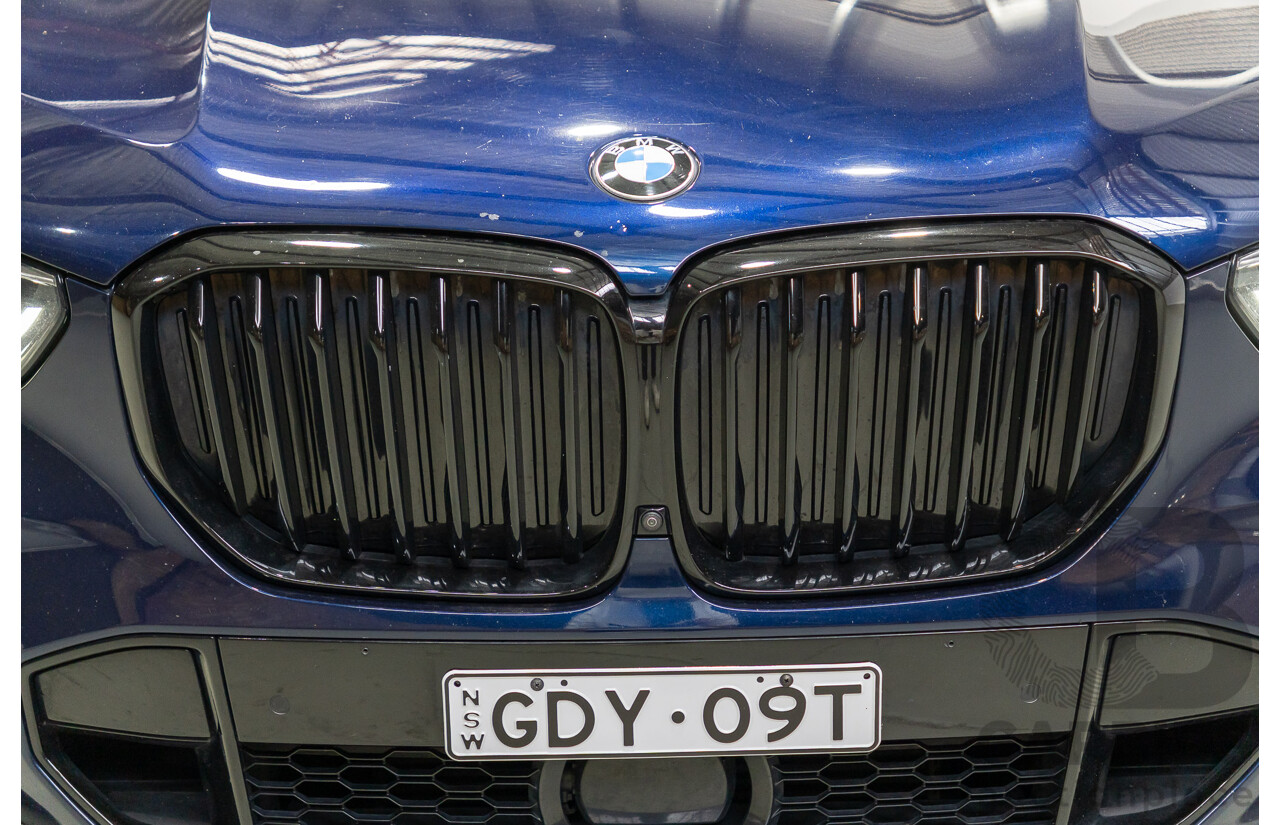 1/2022 BMW X5 xDrive30d M Sport (AWD) G05 4d Wagon Tansanit Blue Metallic Turbo Diesel 3.0L