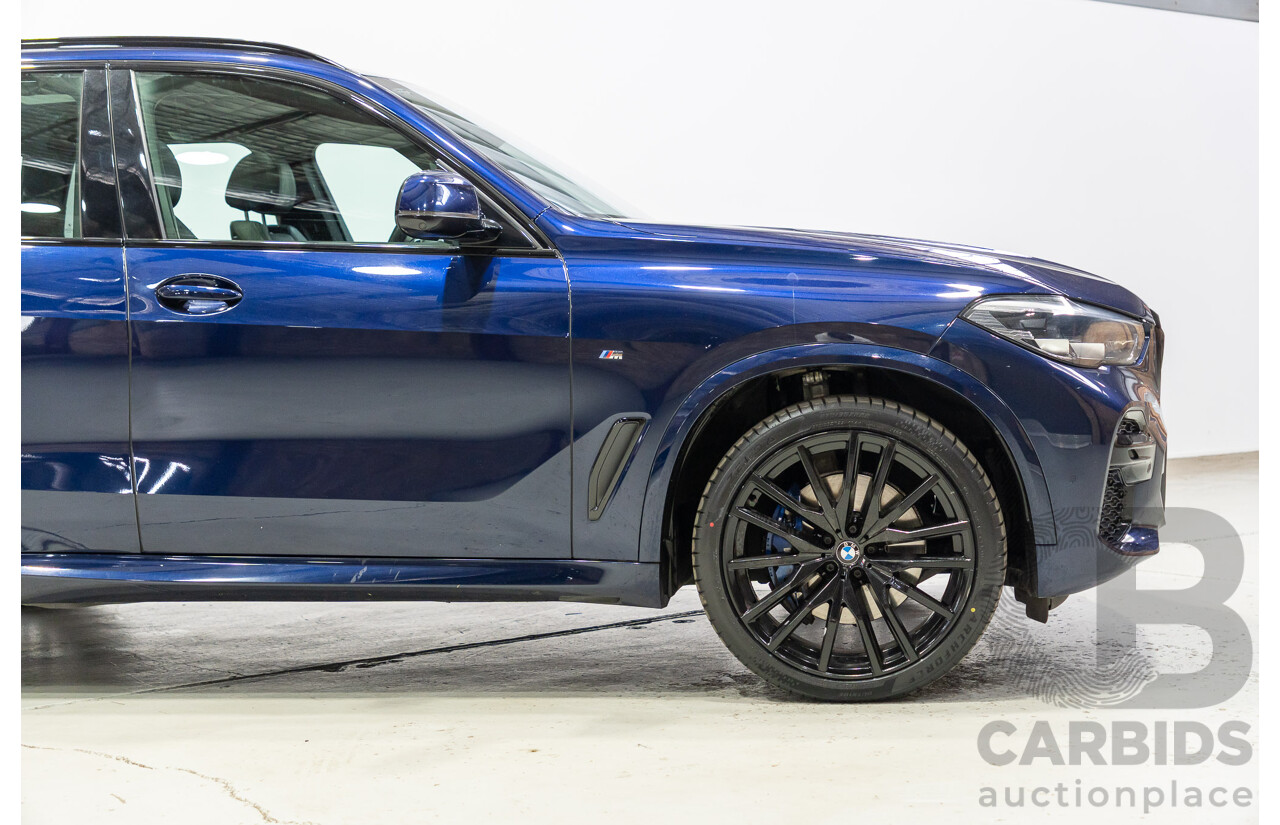 1/2022 BMW X5 xDrive30d M Sport (AWD) G05 4d Wagon Tansanit Blue Metallic Turbo Diesel 3.0L