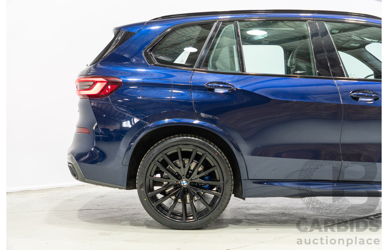 1/2022 BMW X5 xDrive30d M Sport (AWD) G05 4d Wagon Tansanit Blue Metallic Turbo Diesel 3.0L