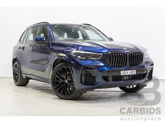 1/2022 BMW X5 xDrive30d M Sport (AWD) G05 4d Wagon Tansanit Blue Metallic Turbo Diesel 3.0L