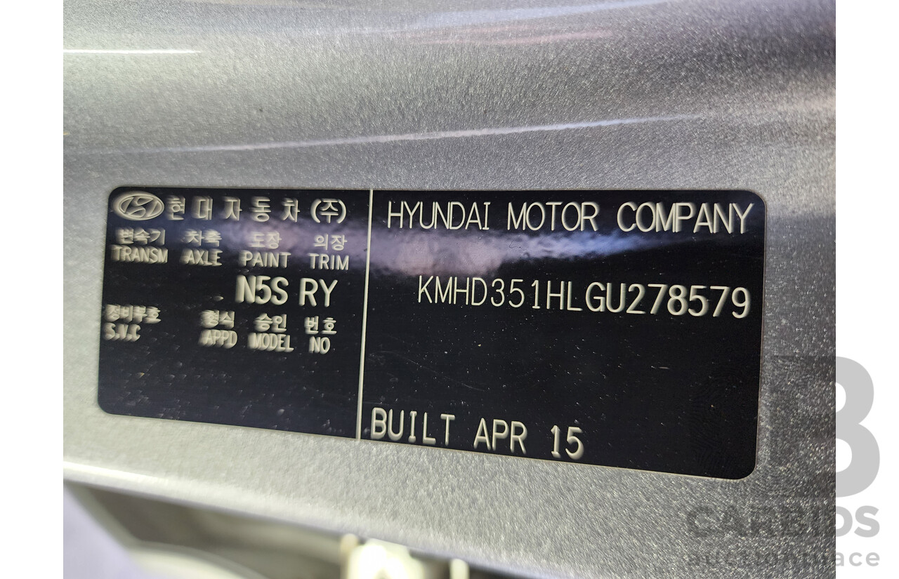 06/2015 Hyundai i30 SR GD3 SERIES 2 5d Hatchback Silver 2.0L
