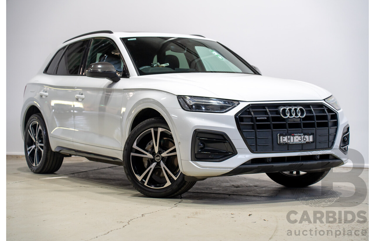 01/2021 Audi Q5 45 TFSI QUATTRO Launch ED MHEV (AWD) FY MY21 4d Wagon White 2.0L