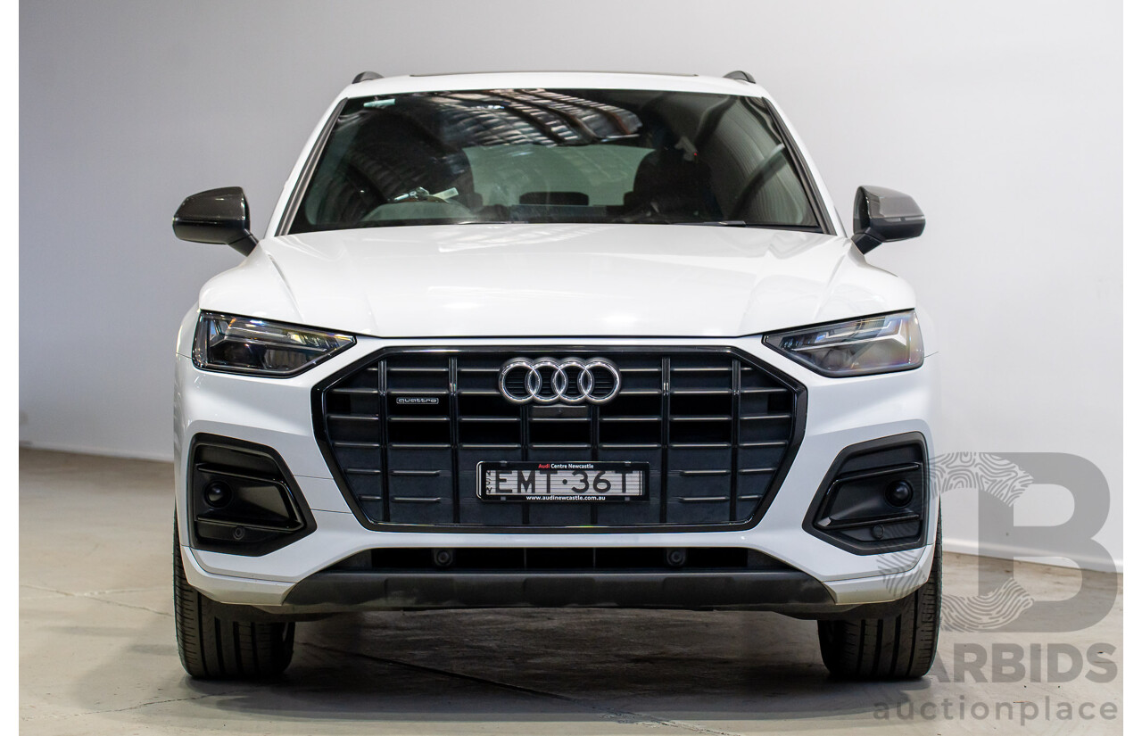 01/2021 Audi Q5 45 TFSI QUATTRO Launch ED MHEV (AWD) FY MY21 4d Wagon White 2.0L