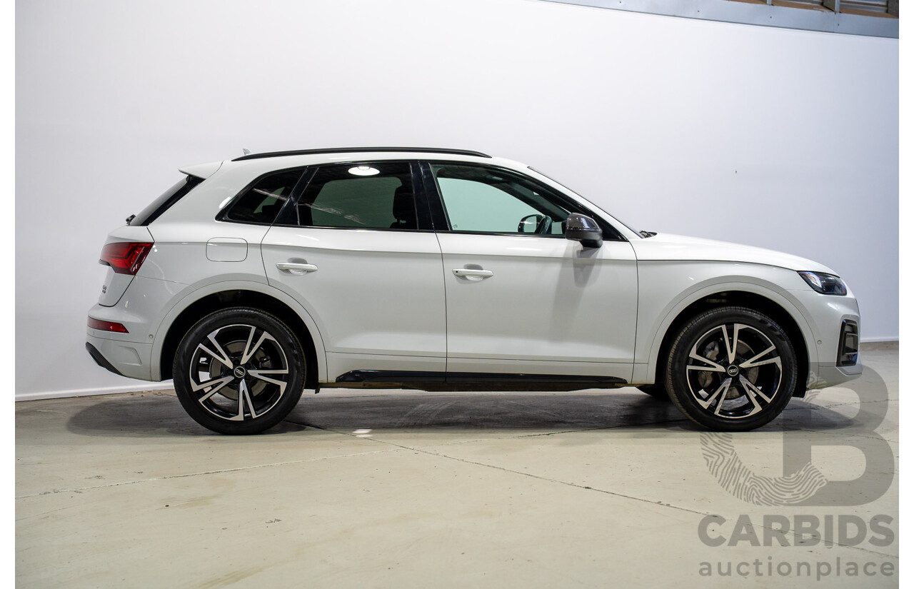 01/2021 Audi Q5 45 TFSI QUATTRO Launch ED MHEV (AWD) FY MY21 4d Wagon White 2.0L