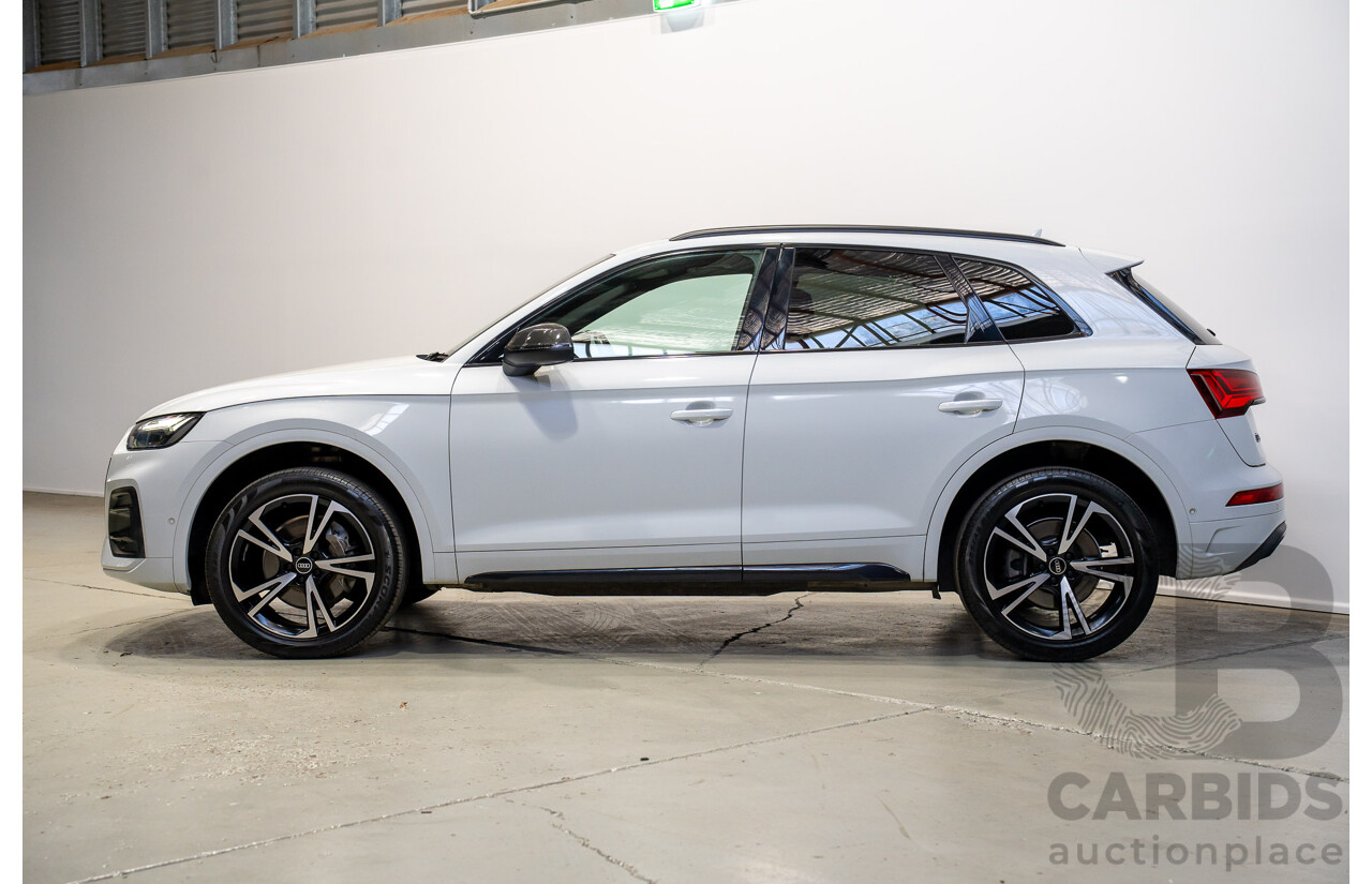 01/2021 Audi Q5 45 TFSI QUATTRO Launch ED MHEV (AWD) FY MY21 4d Wagon White 2.0L