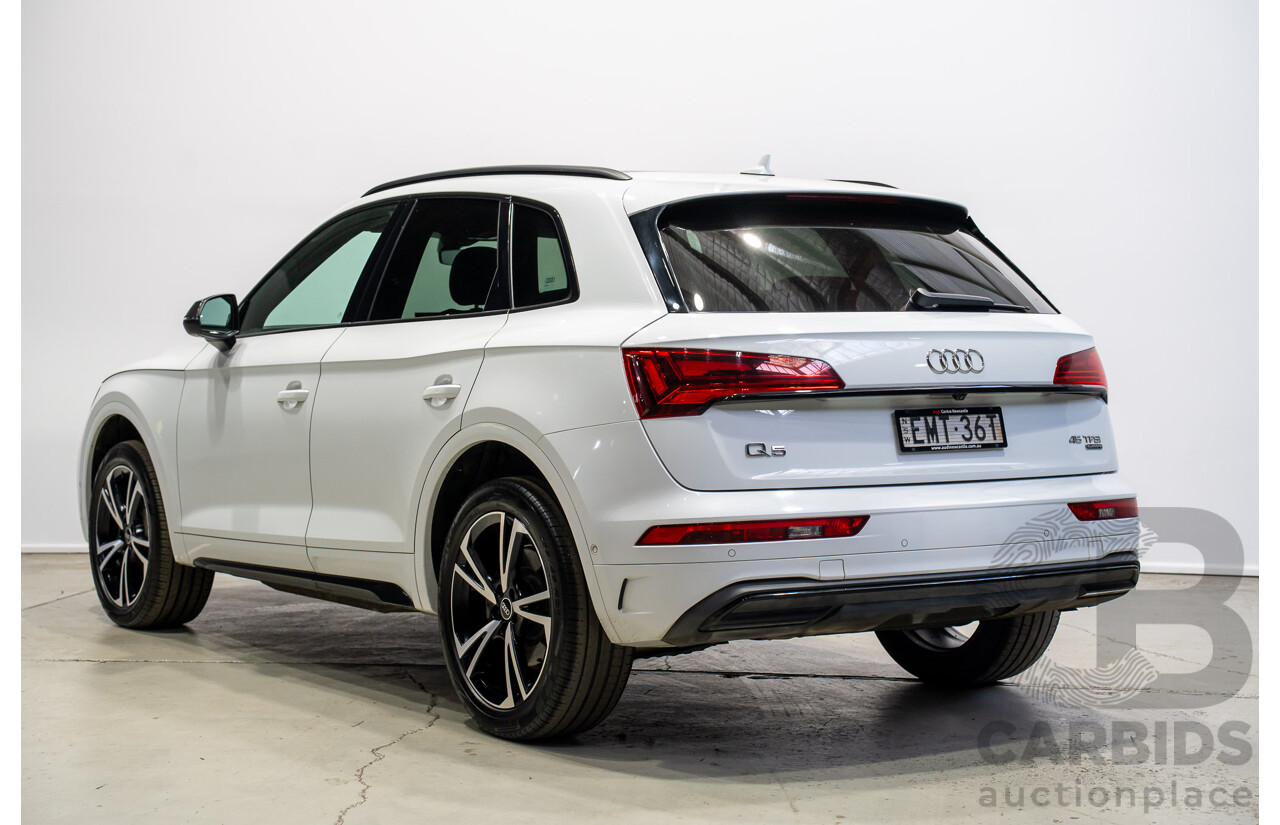 01/2021 Audi Q5 45 TFSI QUATTRO Launch ED MHEV (AWD) FY MY21 4d Wagon White 2.0L
