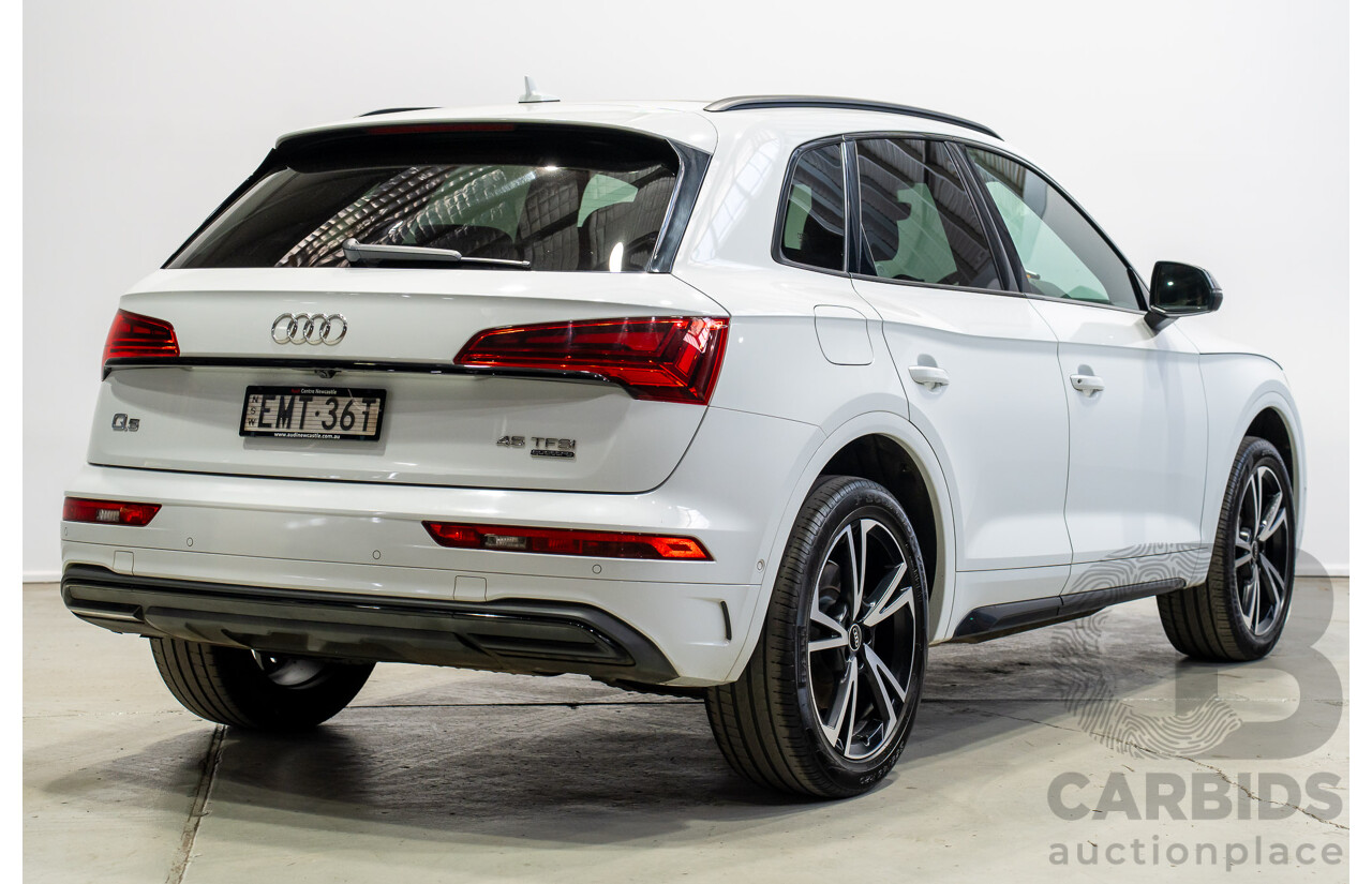 01/2021 Audi Q5 45 TFSI QUATTRO Launch ED MHEV (AWD) FY MY21 4d Wagon White 2.0L