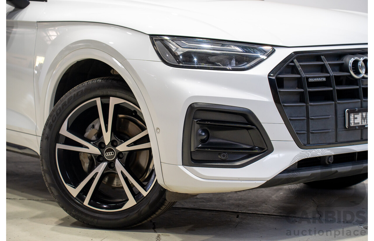 01/2021 Audi Q5 45 TFSI QUATTRO Launch ED MHEV (AWD) FY MY21 4d Wagon White 2.0L