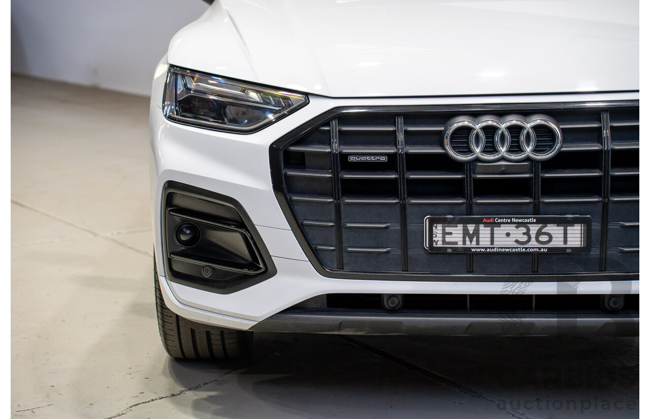 01/2021 Audi Q5 45 TFSI QUATTRO Launch ED MHEV (AWD) FY MY21 4d Wagon White 2.0L