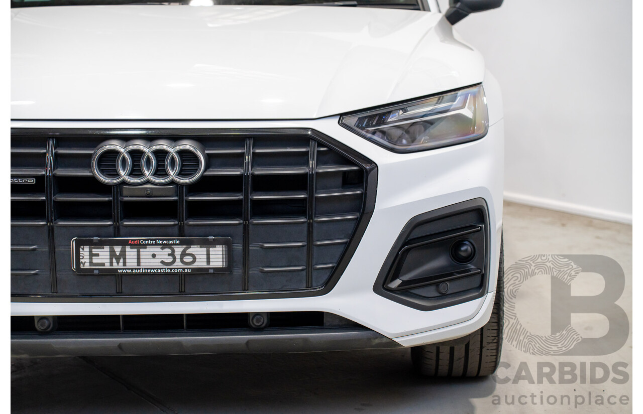 01/2021 Audi Q5 45 TFSI QUATTRO Launch ED MHEV (AWD) FY MY21 4d Wagon White 2.0L