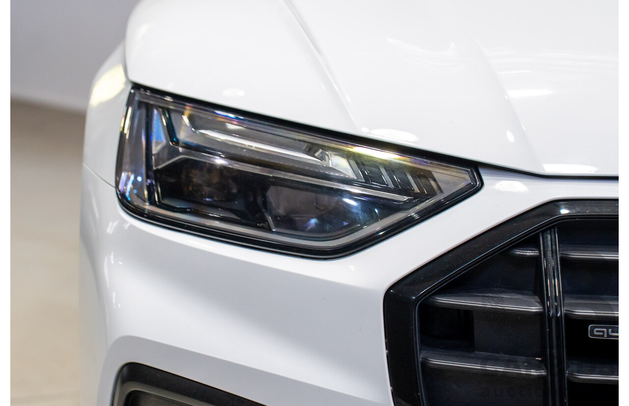 01/2021 Audi Q5 45 TFSI QUATTRO Launch ED MHEV (AWD) FY MY21 4d Wagon White 2.0L