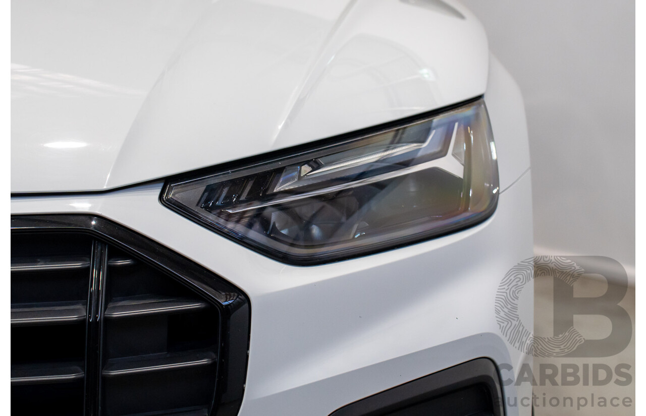 01/2021 Audi Q5 45 TFSI QUATTRO Launch ED MHEV (AWD) FY MY21 4d Wagon White 2.0L