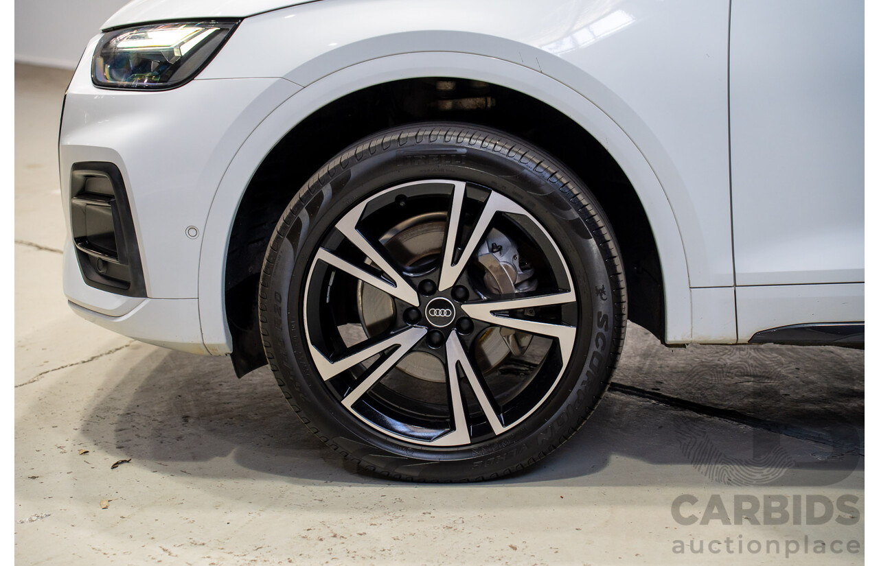 01/2021 Audi Q5 45 TFSI QUATTRO Launch ED MHEV (AWD) FY MY21 4d Wagon White 2.0L
