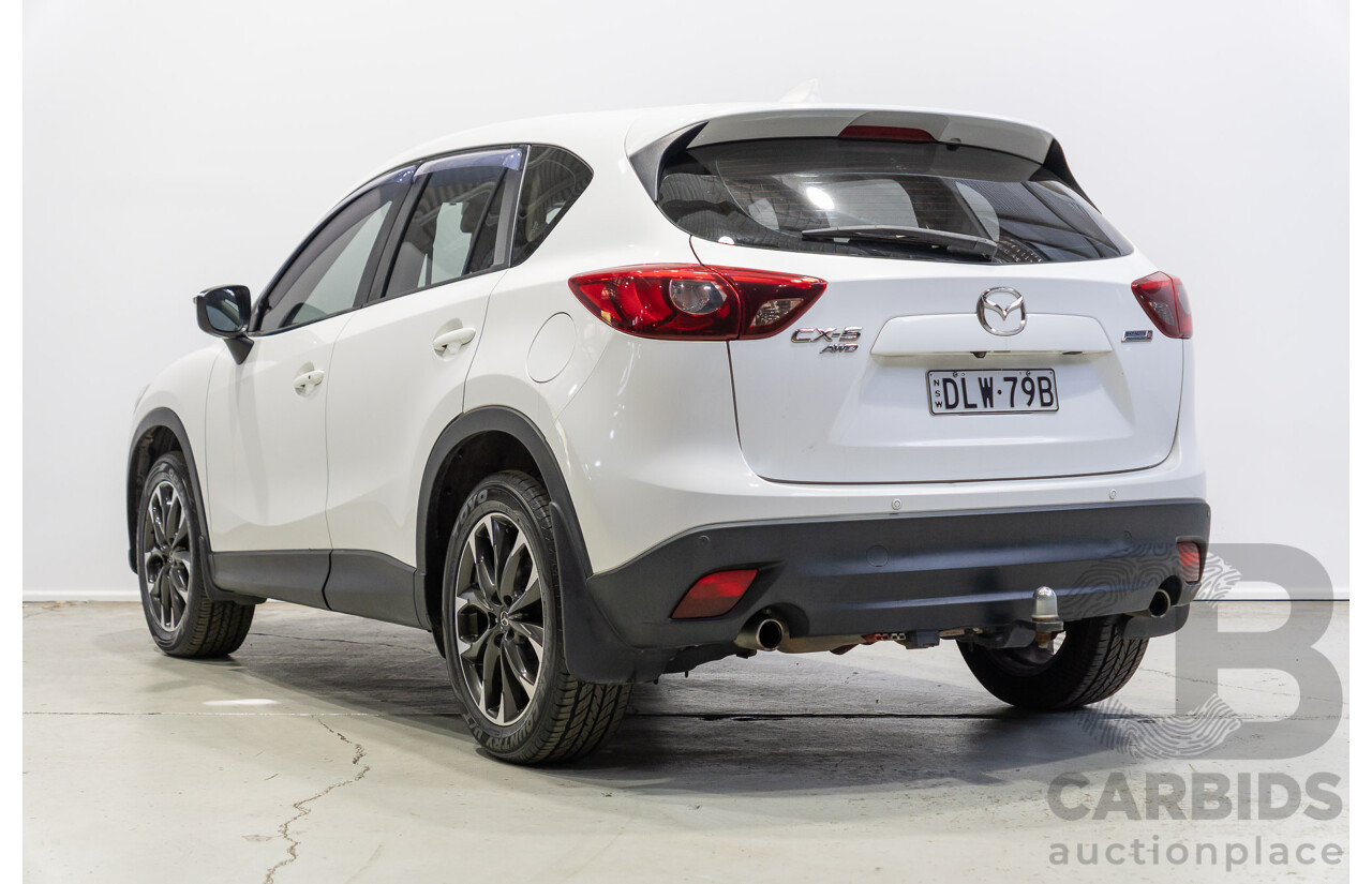 11/2016 Mazda CX-5 GT (4x4) MY17 4d Wagon White Turbo Diesel 2.2L