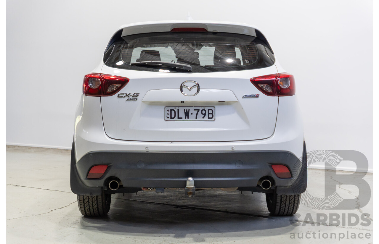 11/2016 Mazda CX-5 GT (4x4) MY17 4d Wagon White Turbo Diesel 2.2L