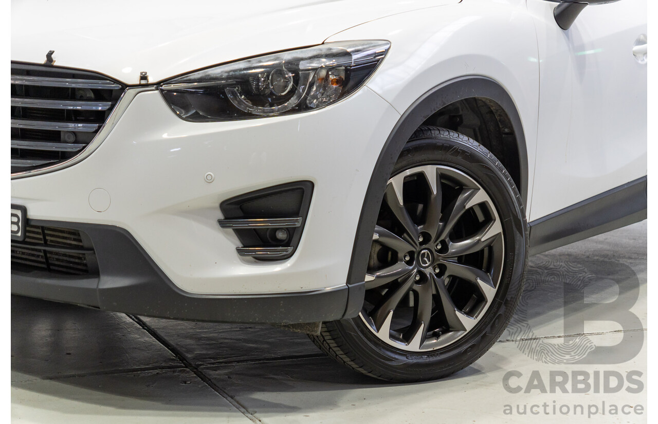 11/2016 Mazda CX-5 GT (4x4) MY17 4d Wagon White Turbo Diesel 2.2L