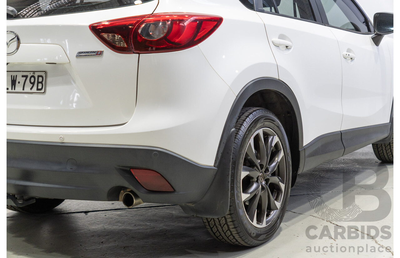11/2016 Mazda CX-5 GT (4x4) MY17 4d Wagon White Turbo Diesel 2.2L