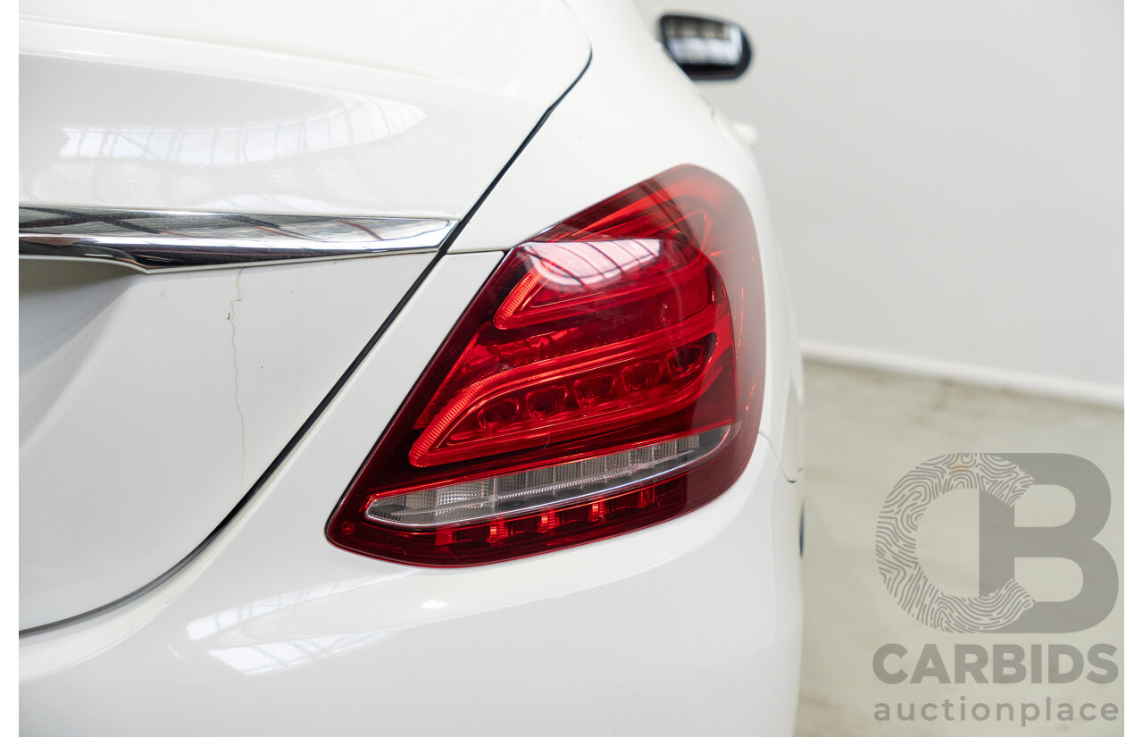 04/2015 Mercedes-Benz C200 (RWD) 205 4d Sedan White Turbo 2.0L