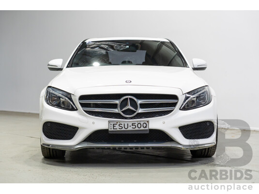 04/2015 Mercedes-Benz C200 (RWD) 205 4d Sedan White Turbo 2.0L