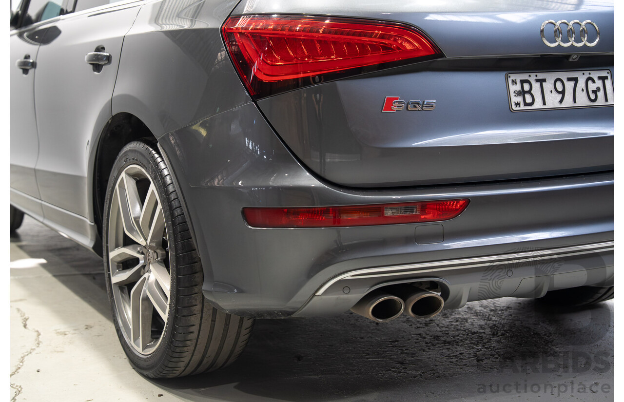 05/2014 Audi SQ5 3.0 TDI Quattro (AWD) 8R MY14 5d Wagon Daytona Grey Twin Turbo Diesel 3.0L