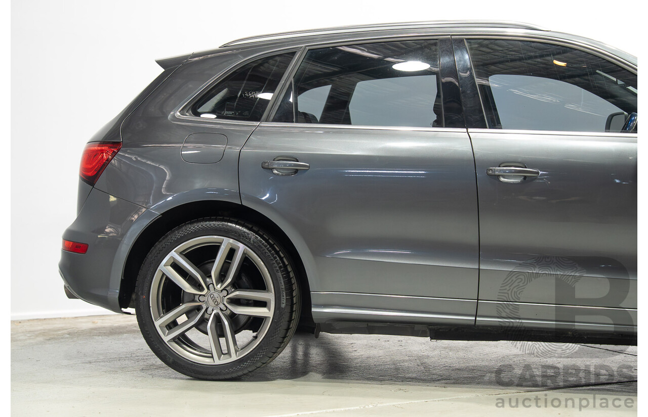 05/2014 Audi SQ5 3.0 TDI Quattro (AWD) 8R MY14 5d Wagon Daytona Grey Twin Turbo Diesel 3.0L