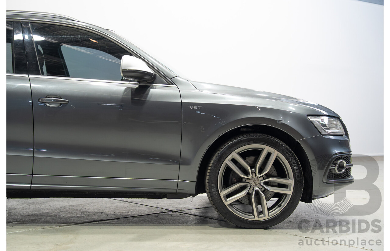 05/2014 Audi SQ5 3.0 TDI Quattro (AWD) 8R MY14 5d Wagon Daytona Grey Twin Turbo Diesel 3.0L
