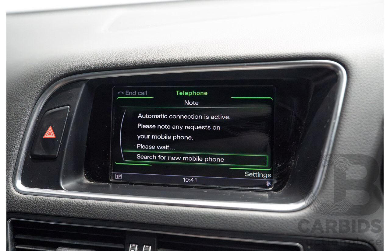 05/2014 Audi SQ5 3.0 TDI Quattro (AWD) 8R MY14 5d Wagon Daytona Grey Twin Turbo Diesel 3.0L