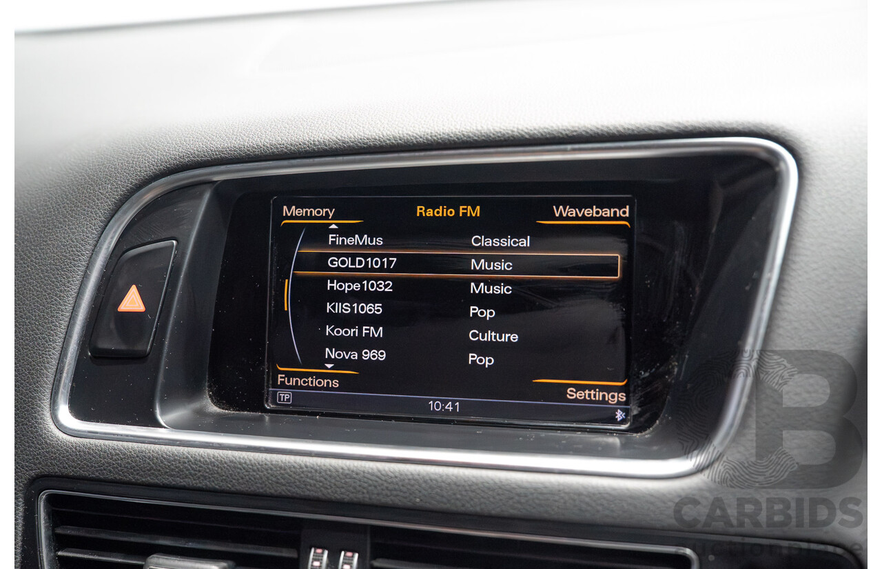 05/2014 Audi SQ5 3.0 TDI Quattro (AWD) 8R MY14 5d Wagon Daytona Grey Twin Turbo Diesel 3.0L