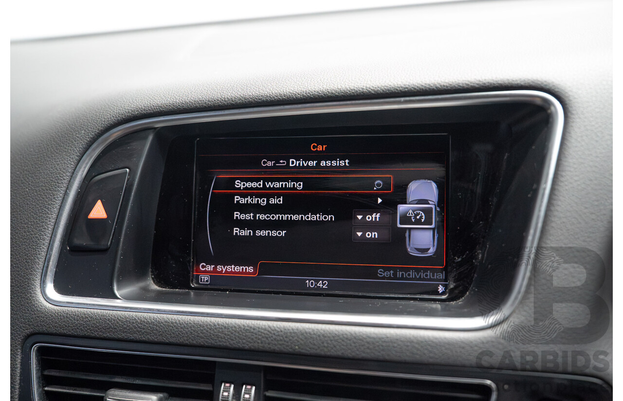 05/2014 Audi SQ5 3.0 TDI Quattro (AWD) 8R MY14 5d Wagon Daytona Grey Twin Turbo Diesel 3.0L
