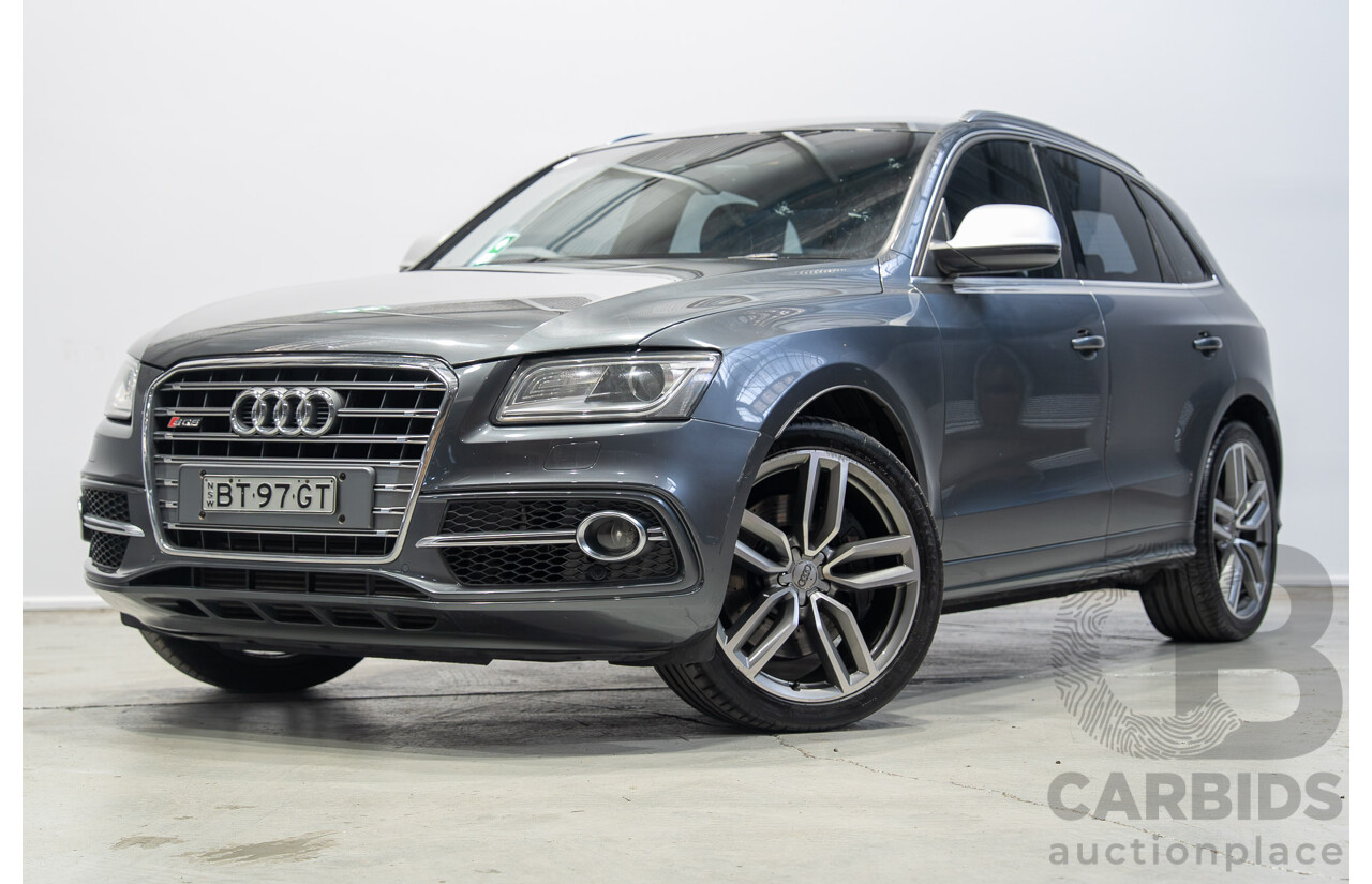 05/2014 Audi SQ5 3.0 TDI Quattro (AWD) 8R MY14 5d Wagon Daytona Grey Twin Turbo Diesel 3.0L