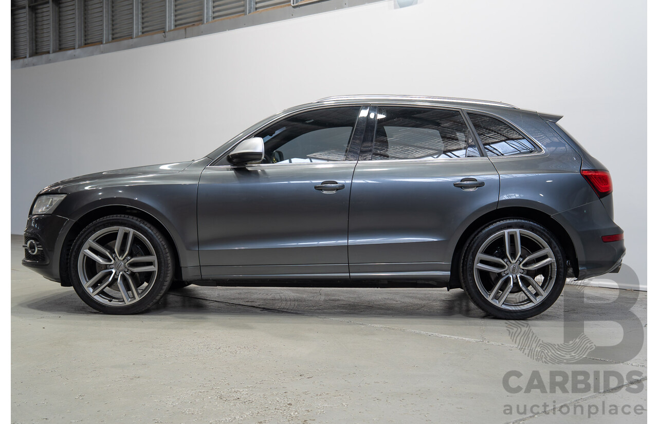 05/2014 Audi SQ5 3.0 TDI Quattro (AWD) 8R MY14 5d Wagon Daytona Grey Twin Turbo Diesel 3.0L