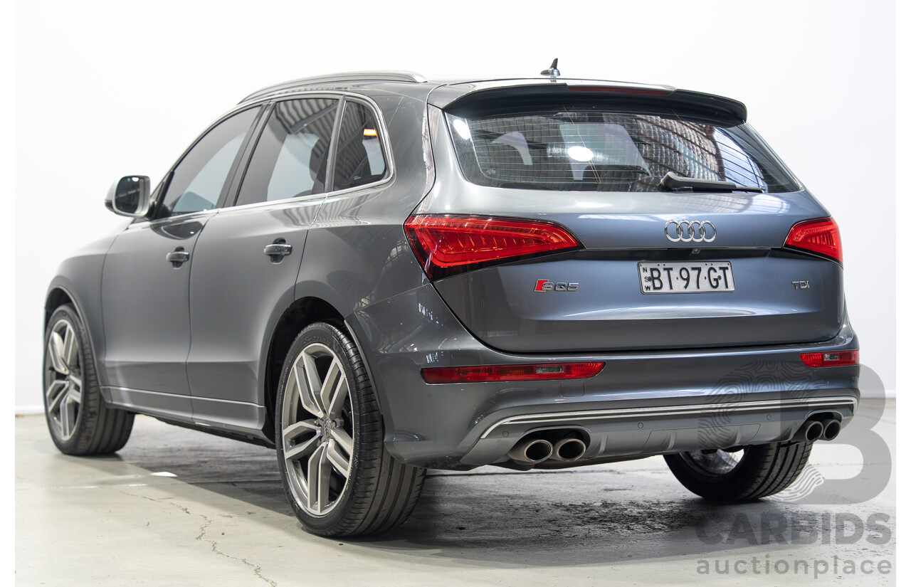 05/2014 Audi SQ5 3.0 TDI Quattro (AWD) 8R MY14 5d Wagon Daytona Grey Twin Turbo Diesel 3.0L