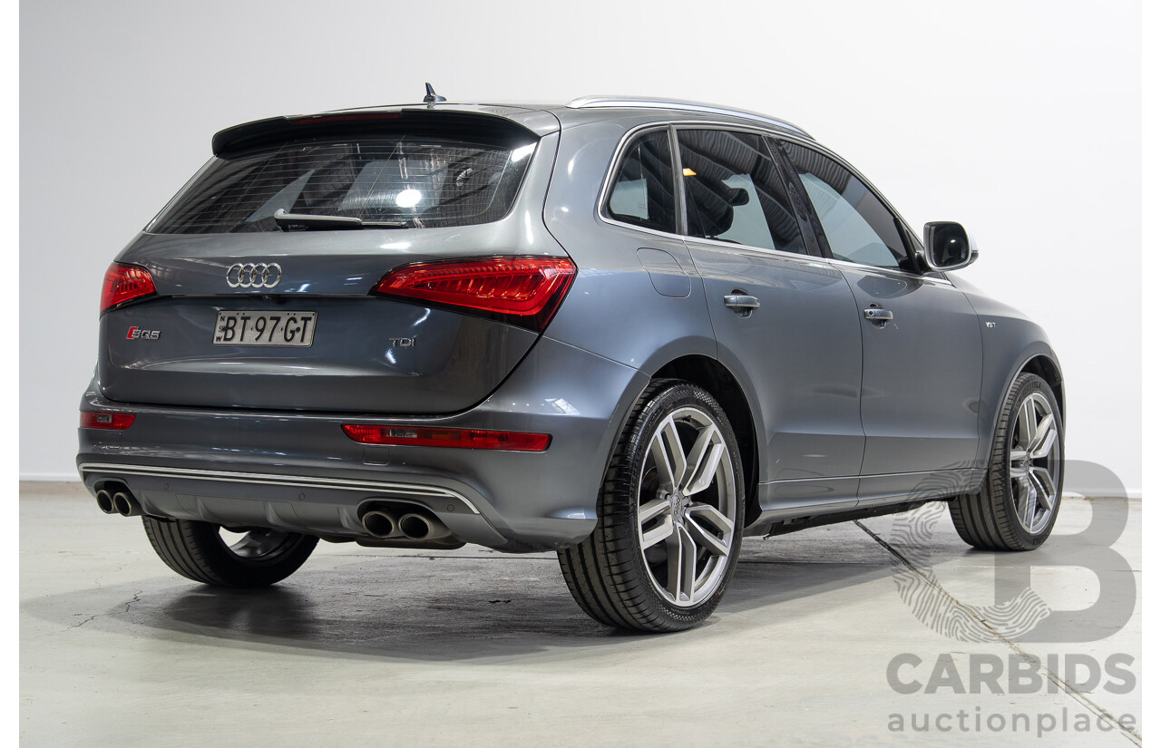 05/2014 Audi SQ5 3.0 TDI Quattro (AWD) 8R MY14 5d Wagon Daytona Grey Twin Turbo Diesel 3.0L